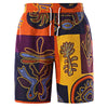 Ethnic Printed Drawstring Bermuda Shorts