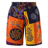 Ethnic Printed Drawstring Bermuda Shorts