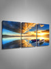 Sunset Sea Print Unframed Canvas Art Paintings
