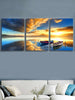 Sunset Sea Print Unframed Canvas Art Paintings