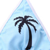 Coconut Tree Print Spaghetti Strap Skimpy Bikini