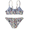 Flounce Penguin Print Bralette Bikini Set