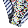 Flounce Penguin Print Bralette Bikini Set