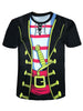 Cartoon Pirate Costume Print Novelty Tee