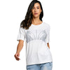 Short Sleeve Bra Print T-shirt