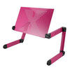 Folding Adjustable Laptop Notebook Desk Table Stand Bed Tray