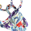 Floral Tropical Strappy Bikini Swimwear