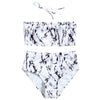 Marble Tie Dye High Waisted Bikini