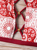 Mandala Print Halter Neck Bikini Set
