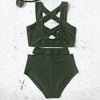 Caged High Rise Bikini Set