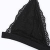 Lace Sheer Plunge Cutout Bodysuit