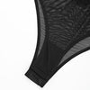 Lace Sheer Plunge Cutout Bodysuit