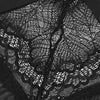 Lace Sheer Plunge Cutout Bodysuit