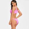 Stripe Knot Preppy Style Bikini