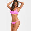 Stripe Knot Preppy Style Bikini