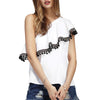 One Shoulder Flounced Blouse