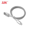 SDL Micro USB 2 in 1 Data Charging Cable - 1M