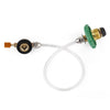 Outdoor Burner Double Side Gas Tube Valve Refill Adapter