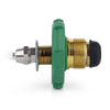 Outdoor Burner Double Side Gas Tube Valve Refill Adapter