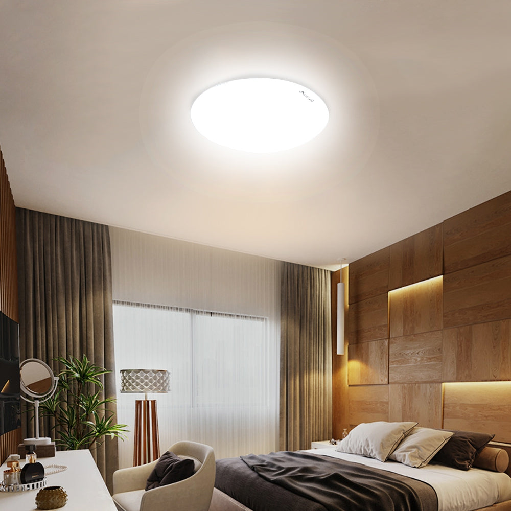 YANKON 10W Round Simple Bedroom LED Ceiling Light