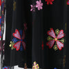 Embroidery Floral Sheer Dress with Cami Dress