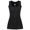 U Neck Lace Insert Twisted Tank Top