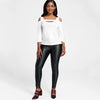 Front Cut Out Cold Shoulder T-shirt