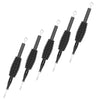 5pcs / Set U-pick Tattoo Needle Tube Silica Gel Grip with Tip RL / RS / F / M1 / M2