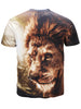 Lion Printed Short Sleeve T-shirt