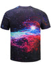 Colorful Galaxy Printed Short Sleeve T-shirt
