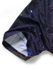 Colorful Galaxy Printed Short Sleeve T-shirt