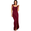 Long Flounce Wrap Cover Up Dress
