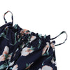 Spaghetti Strap Sleeveless Floral Print Women Maxi Dress