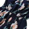 Spaghetti Strap Sleeveless Floral Print Women Maxi Dress