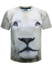 3D Dog Face Printed Short Sleeve T-shirt