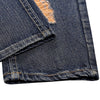 Ripped Design Cuffed Nine Minutes of Jeans