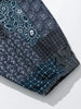 Vintage Floral Panel Pattern Jogger Pants