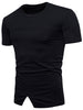 Round Collar Bottom Triangle T-shirt