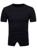 Round Collar Bottom Triangle T-shirt
