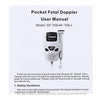 Pregnant Ultrasonic Heart Rate Monitor Pocket Fetal Doppler