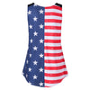 American Flag Print Tank Top
