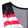 American Flag Print Tank Top