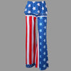 High Waisted American Flag Wide Leg Pants