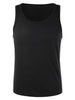 Lace Up Sheer Mesh Tee With Tank Top