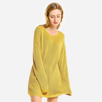 ZAN.STYLE Pullover Sweater Crew Neck