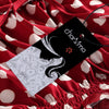 Strapless Polka Dot Print Ruffle Drawstring Women Crop Top