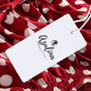 Strapless Polka Dot Print Ruffle Drawstring Women Crop Top