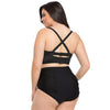Womens High Waist Swimsuit Plus Size Swimwear Beach Bikini Set Bathing Suit New