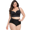 Womens High Waist Swimsuit Plus Size Swimwear Beach Bikini Set Bathing Suit New