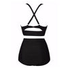 Womens High Waist Swimsuit Plus Size Swimwear Beach Bikini Set Bathing Suit New